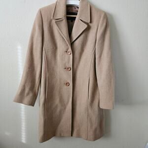 Pendleton WOMEN'S LOMBARD WOOL WALKER COAT 12 Camel Color